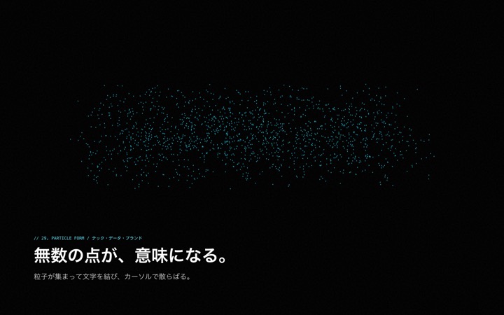 29 Particle Form